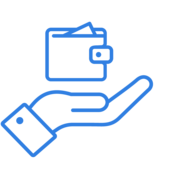 Financial support icon